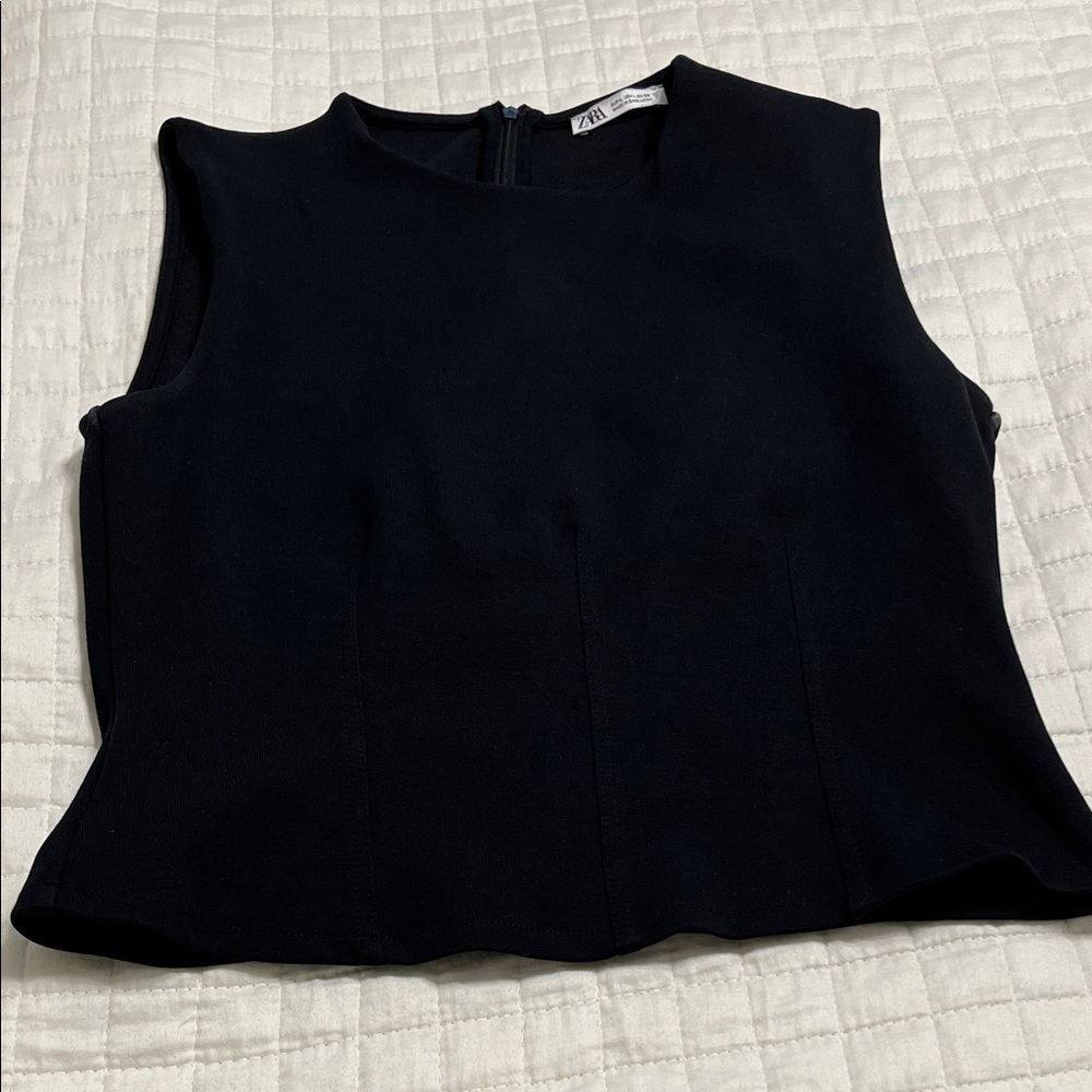 Zara Classic Black Tank Top